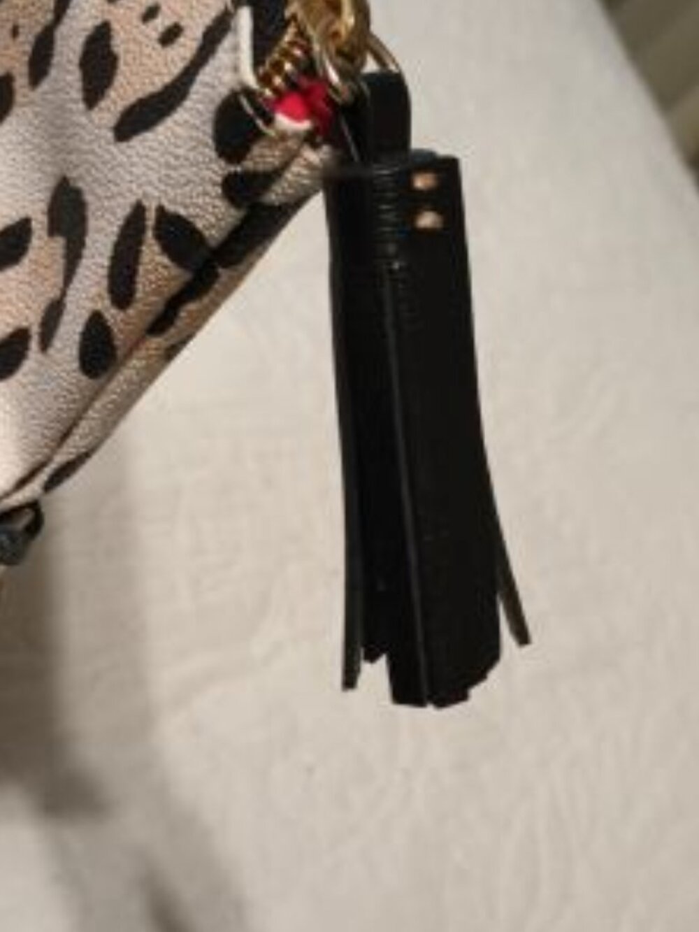 NEW Dooney & Bourke Pebble Grain Foldover Zip Crossbody Leopard - Picture 4 of 10
